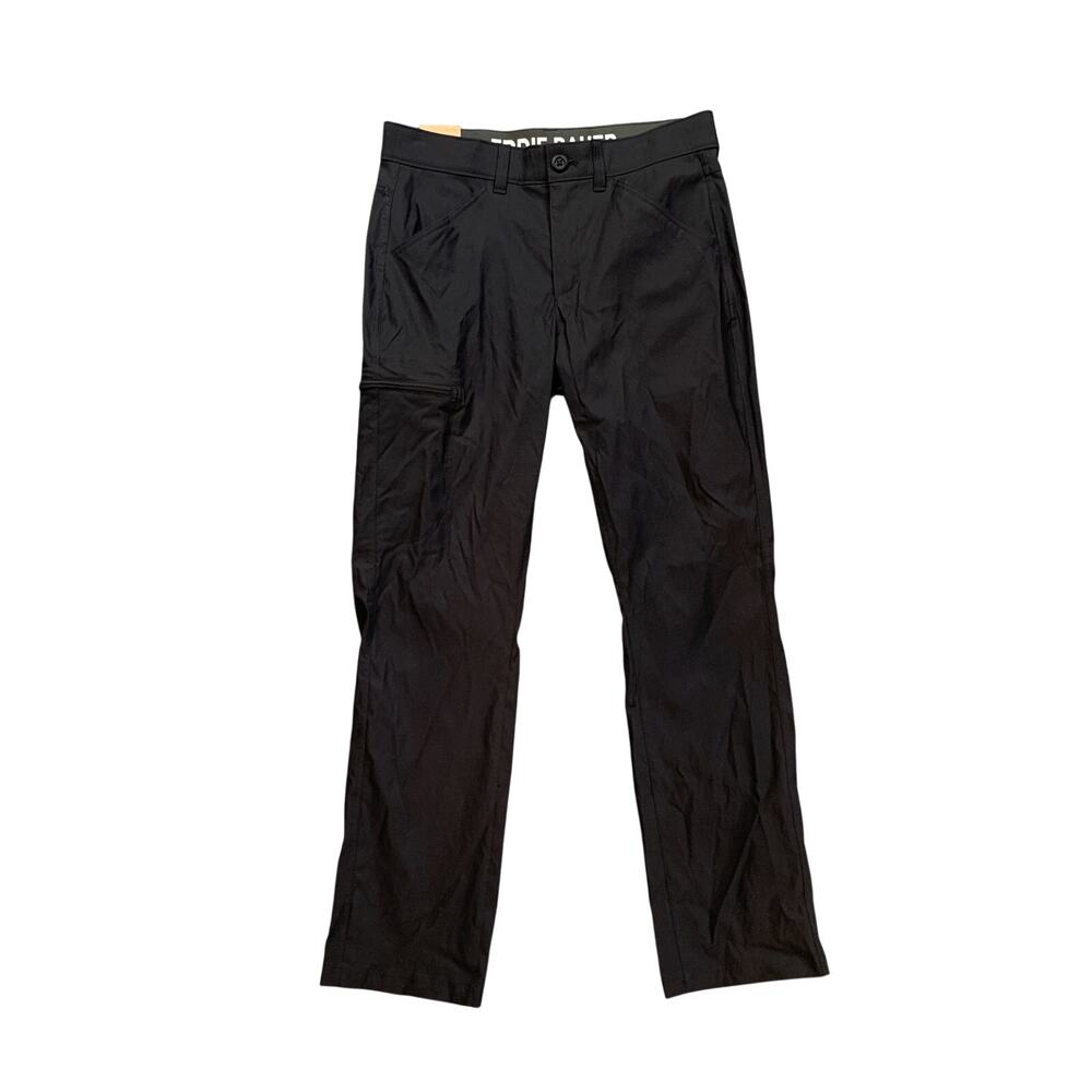Eddie Bauer Pants Mens 32 Black Rainier Lightweight Utility Tech Outdoor Hiking